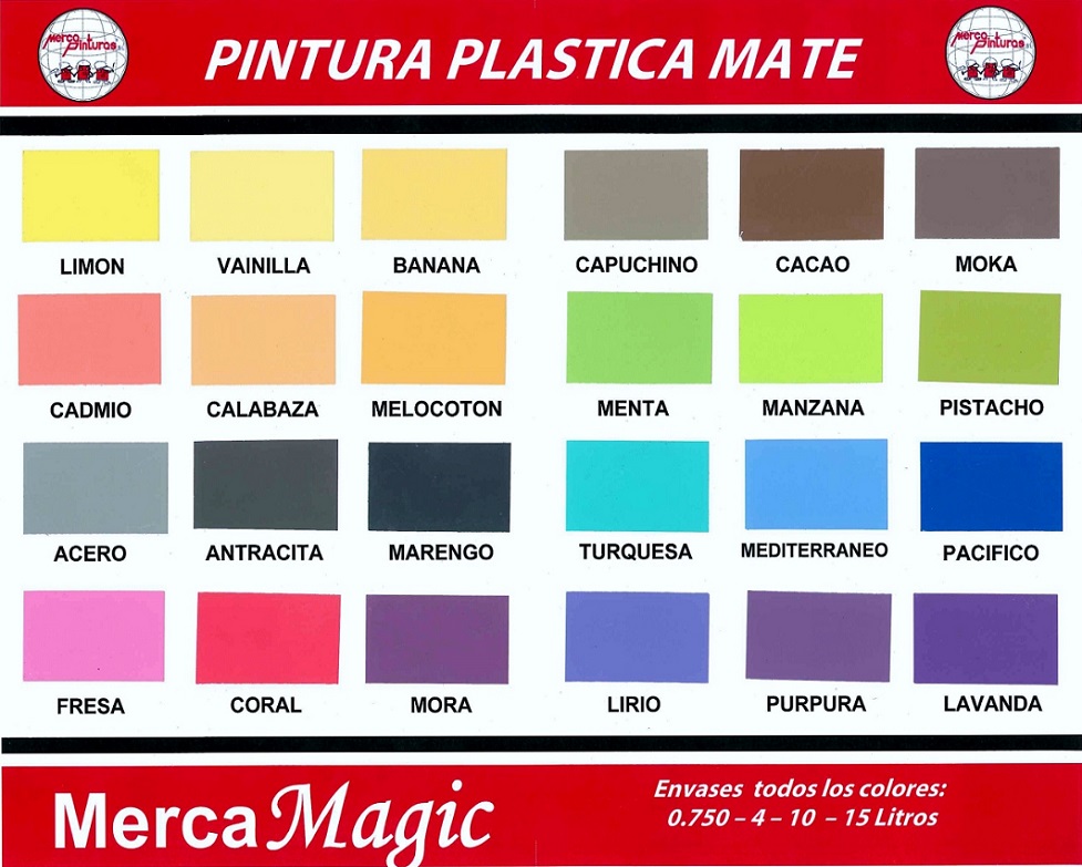 carta de colores mercamagic