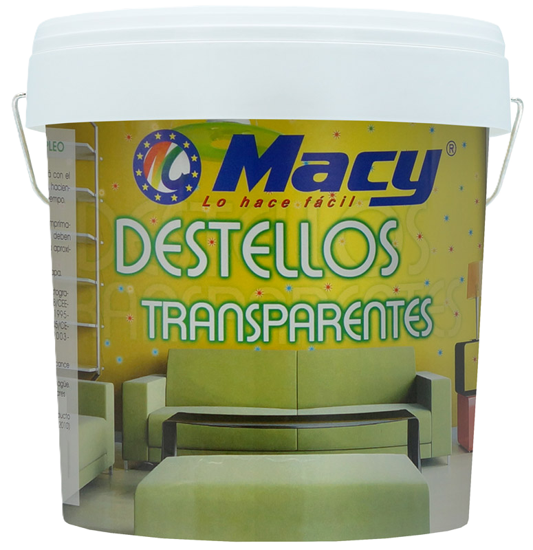 barniz destellos transparente