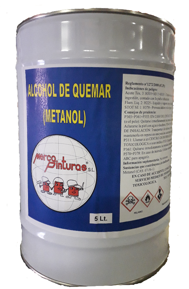 alcohol de quemar, metanol, alcohol metilico