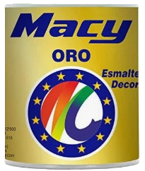 esmalte decoracion oro 