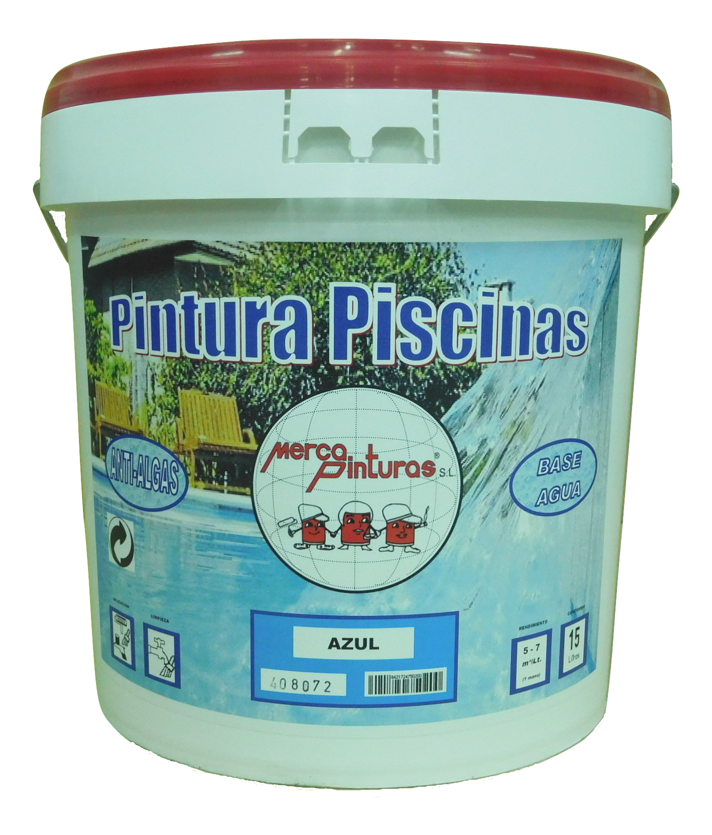 pintura piscinas anti-algas