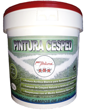 pintura cesped campos de fútbol