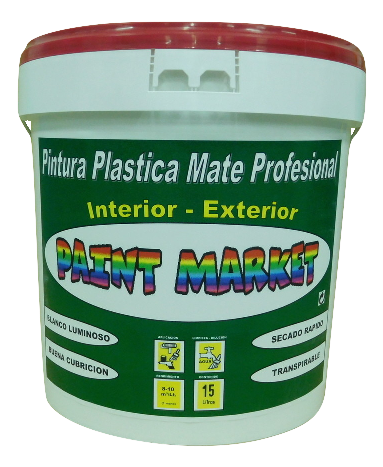 pintura plastica mate profesional