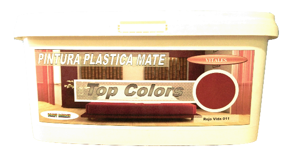 pintura plastica mate top colors