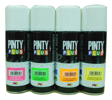 spray pintura fluorescente colores 