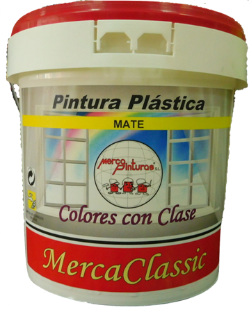 pintura plastica mate merca classic