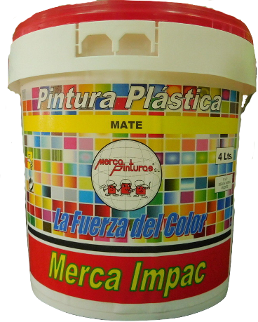 pintura plastica mate merca impac