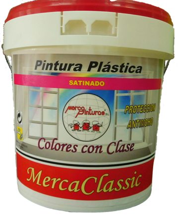 pintura plastica satinada merca classic