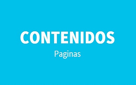 contenidos y páginas
