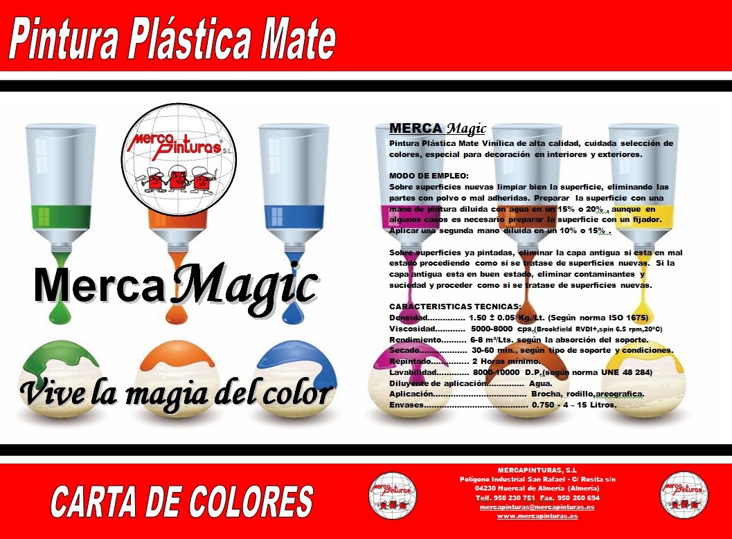 carta de colores mercamagic